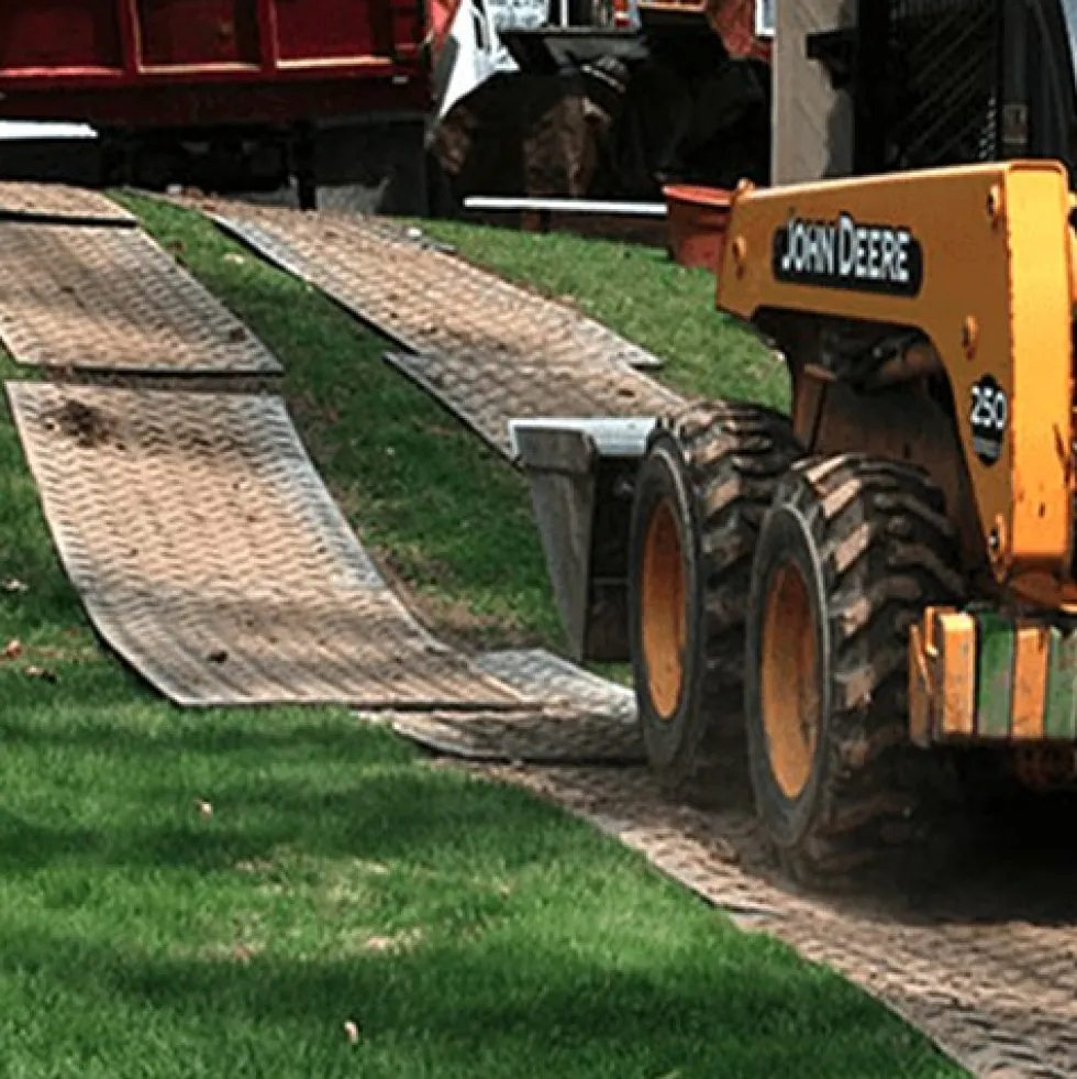 Ground Protection Mats Black 1/2 Inch x 2x4 Ft.