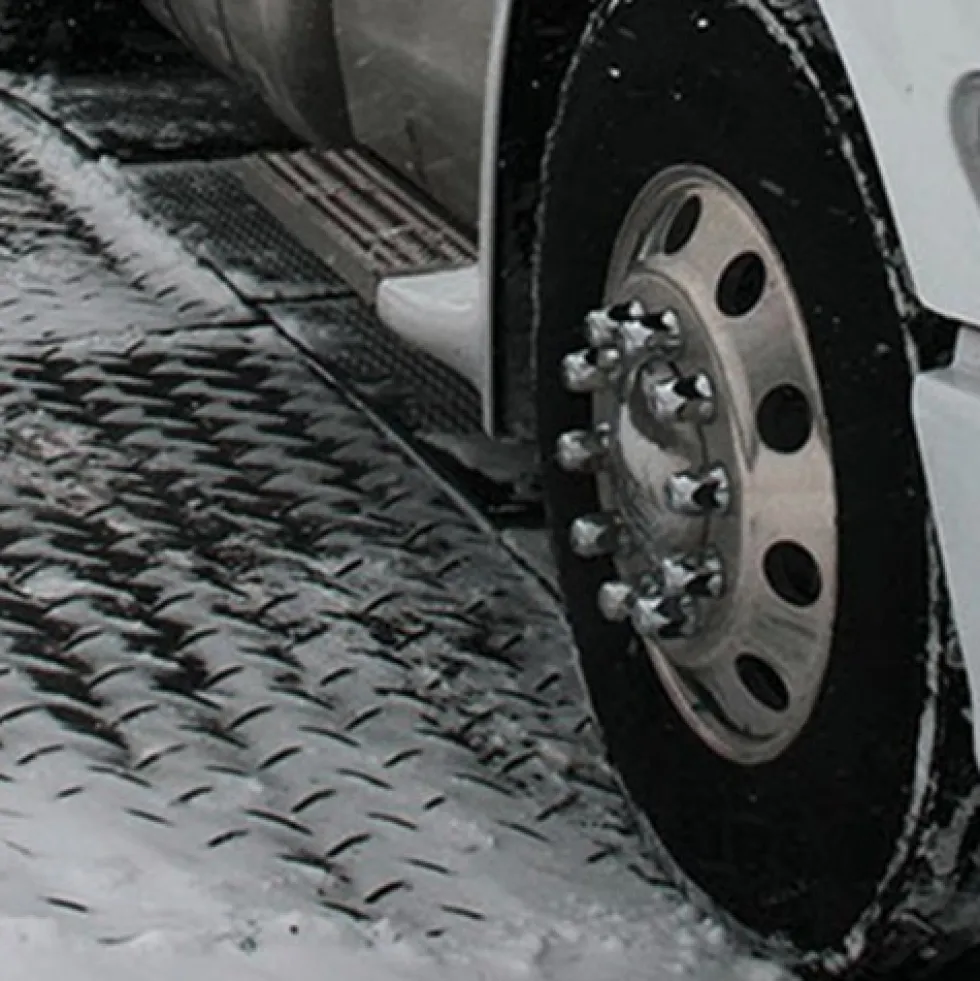 Ground Protection Mats Black 1/2 Inch x 3x8 Ft. Diamond/Smooth