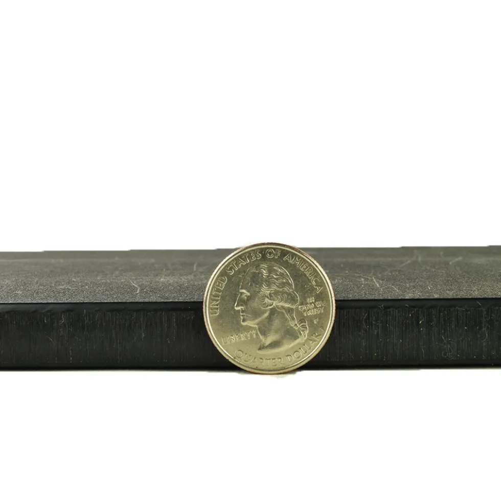Ground Protection Mats Black 1/2 Inch x 3x8 Ft. Smooth/Smooth