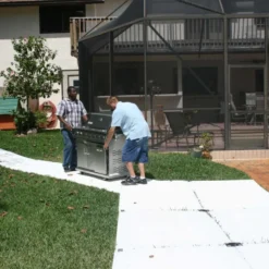 Ground Protection Mats Clear 1/2 Inch x 2x4 Ft.
