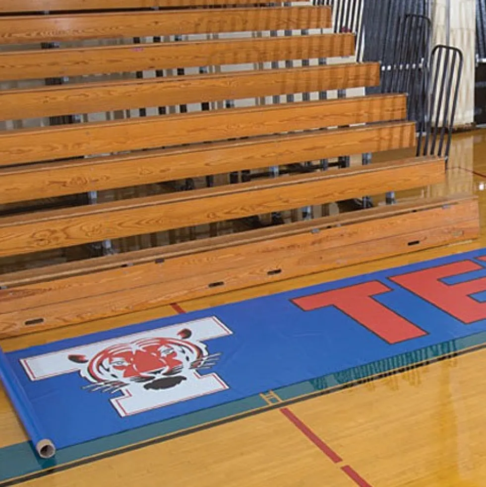 Gym Floor Cover Plus 32 oz Vinyl Runner 5 x 50 Ft