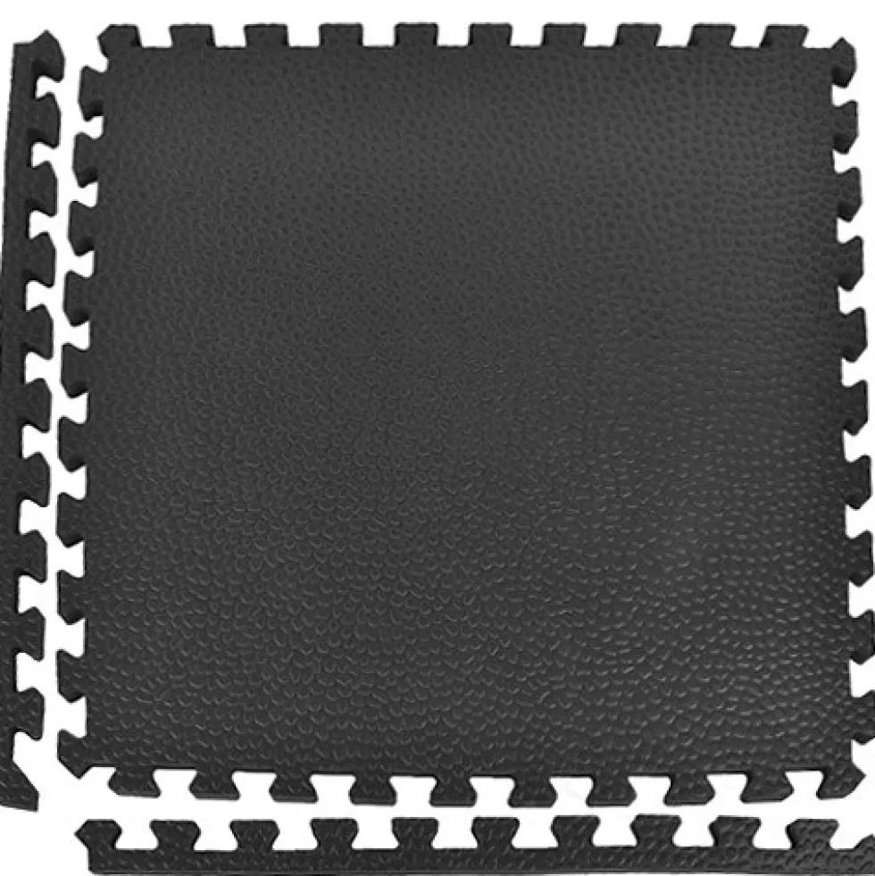 Gym Floor Workout Fitness Tile Pebble 3/4 Inch x 2x2 Ft.