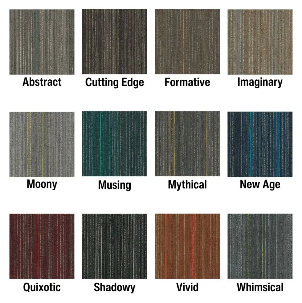Higher Calling Commercial Carpet Plank .23 Inch x 9x36 Inches 20 per Carton