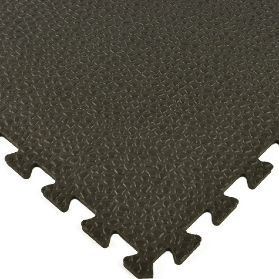 Home Gym Flooring Tile Pebble 3/8 Inch x 2x2 Ft.