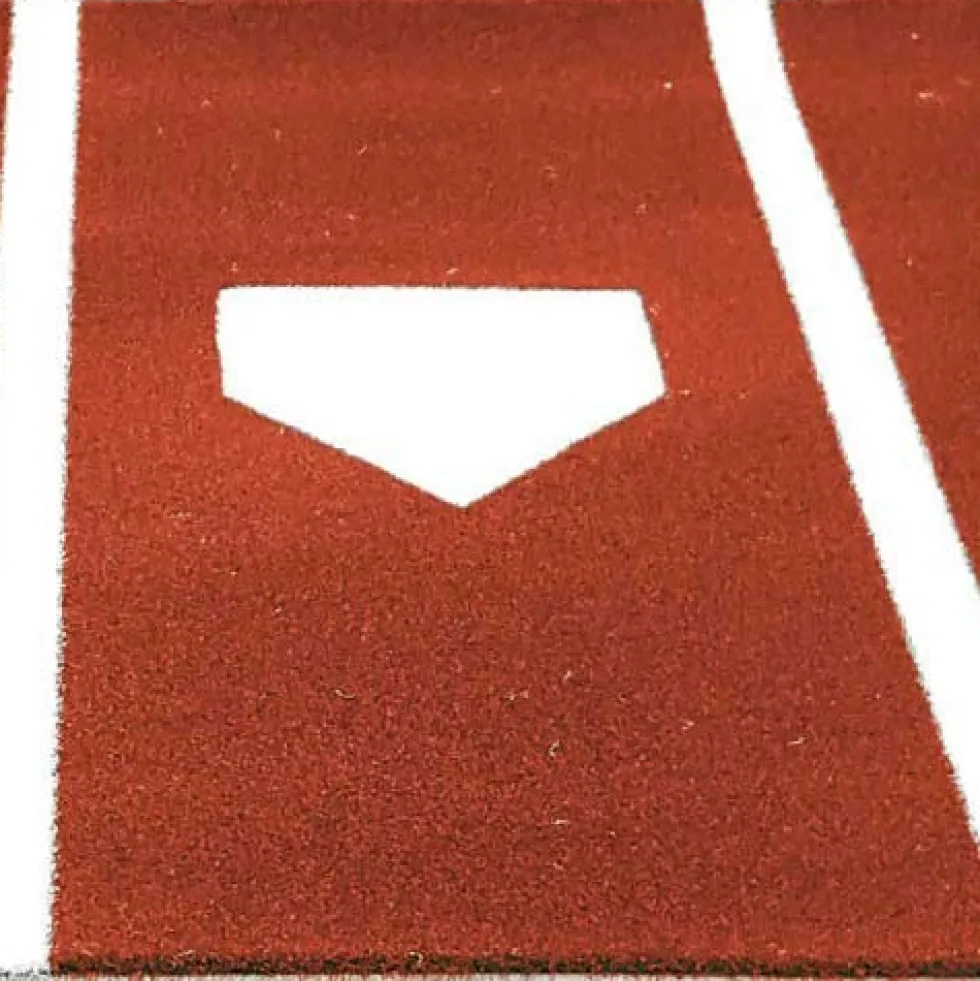 Home Plate Mat 3/4 Inch x 6 x12 Ft.