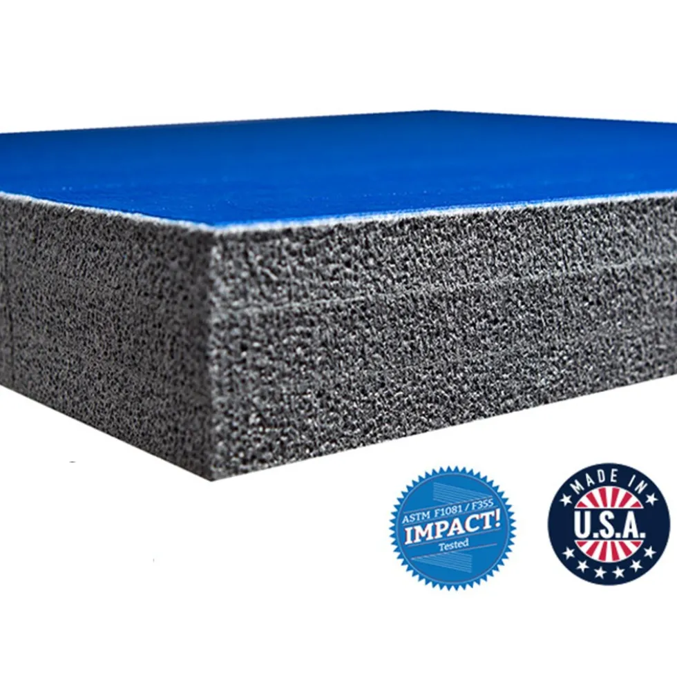 Home Wrestling Dollamur Flexi-Connect Mat with Circle and Marks 1-1/4 Inch x 10x10 Ft. Kit