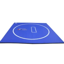 Home Wrestling Dollamur Flexi-Connect Mat with Circle and Marks 1-1/4 Inch x 10x10 Ft. Kit