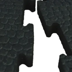 Horse Stall Interlocking 4 Ft. Border Mat Cobblestone 3/4 Inch x 4x6 Ft.