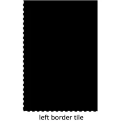 Horse Stall Interlocking Left Corner Mat Cobblestone 3/4 Inch x 4x6 Ft.