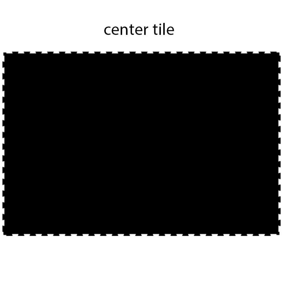 Horse Stall Mats Kit Cobblestone 3/4 Inch x 10x14 Ft.