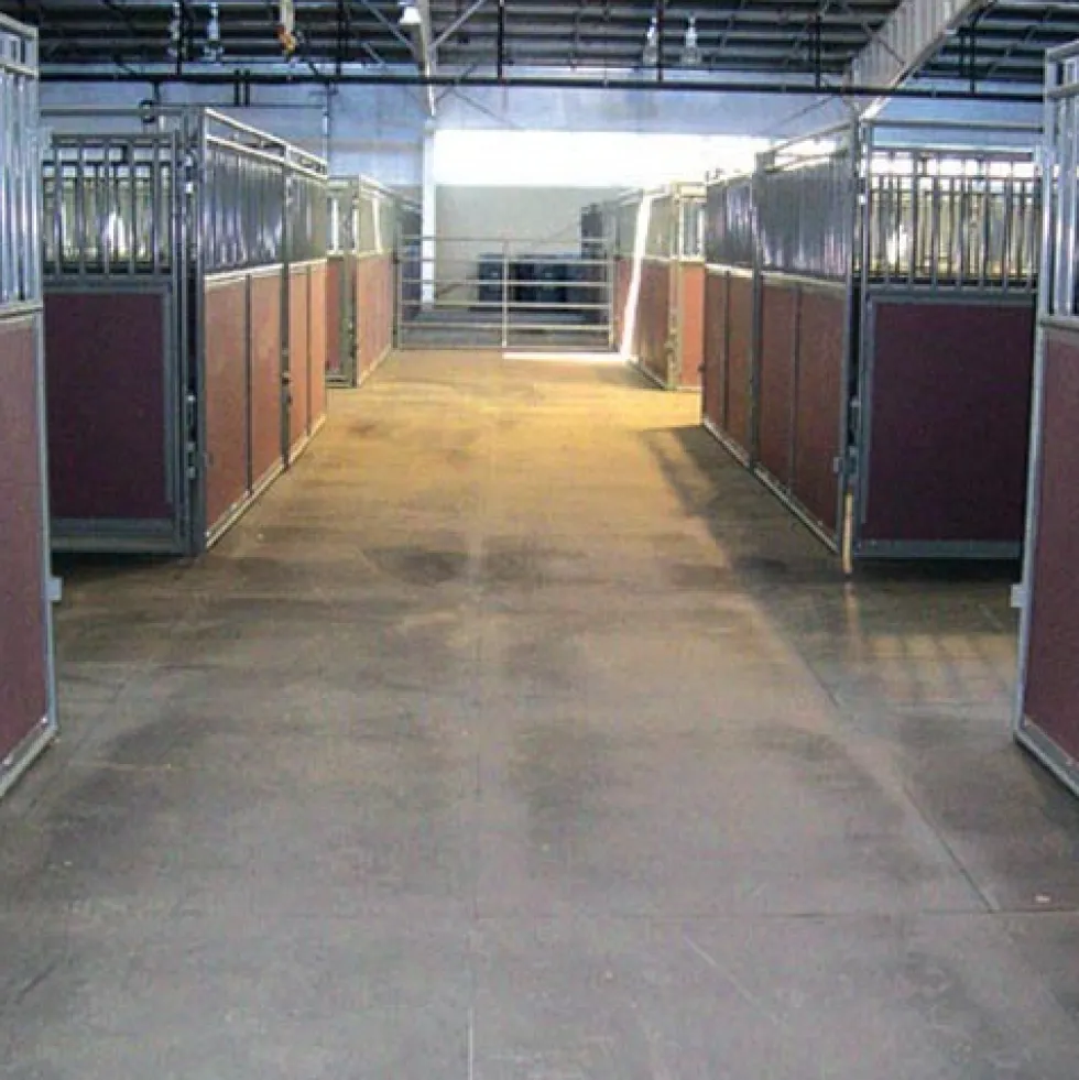Horse Stall Mats Kit Cobblestone 3/4 Inch x 8x10 Ft.