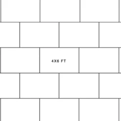 Horse Stall Mats Straight Edge Cobblestone 3/4 Inch x 4x6 Ft.