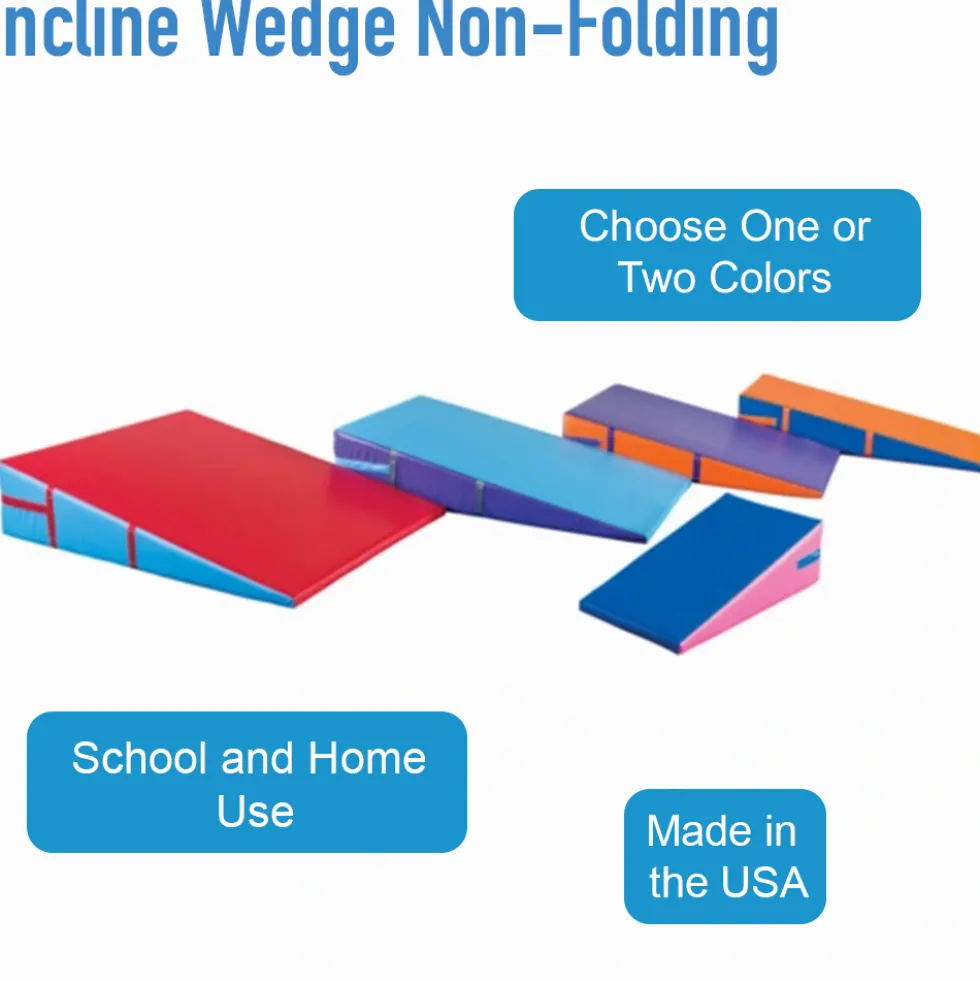 Incline Wedge Non-Folding 24 x 48 x 14 Inches