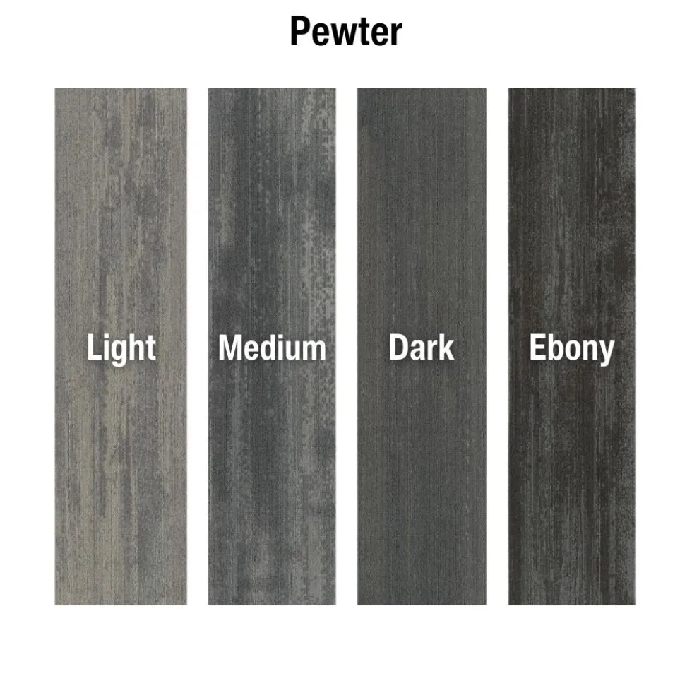 Ingrained Commercial Carpet Plank Neutral .28 Inch x 25 cm x 1 Meter Per Plank