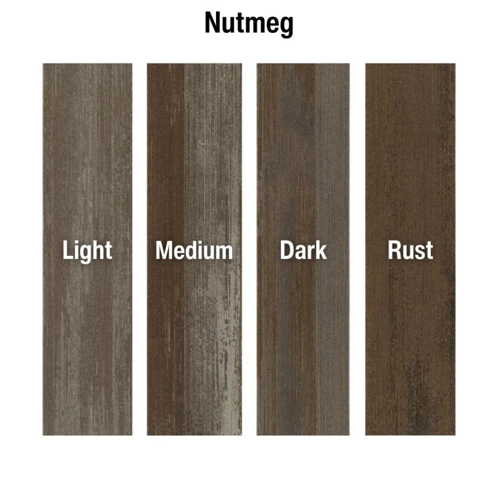 Ingrained Commercial Carpet Plank Neutral .28 Inch x 25 cm x 1 Meter Per Plank