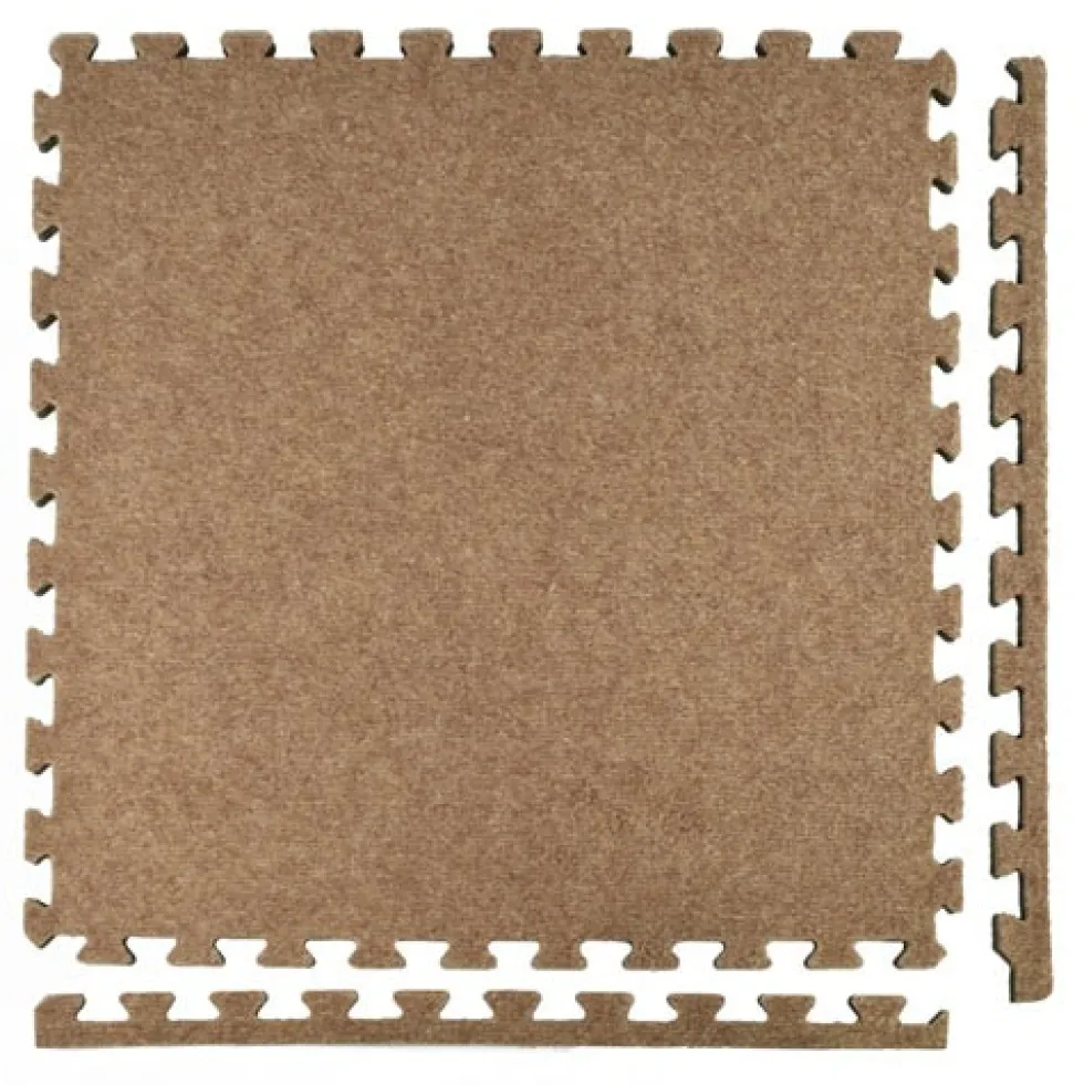 Interlocking Carpet Tiles Royal 10x10 Ft Kit