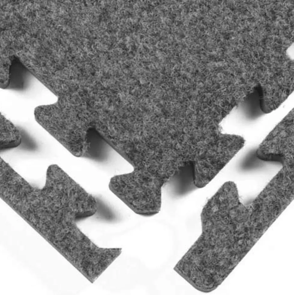 Interlocking Carpet Tiles Royal 10x10 Ft Kit
