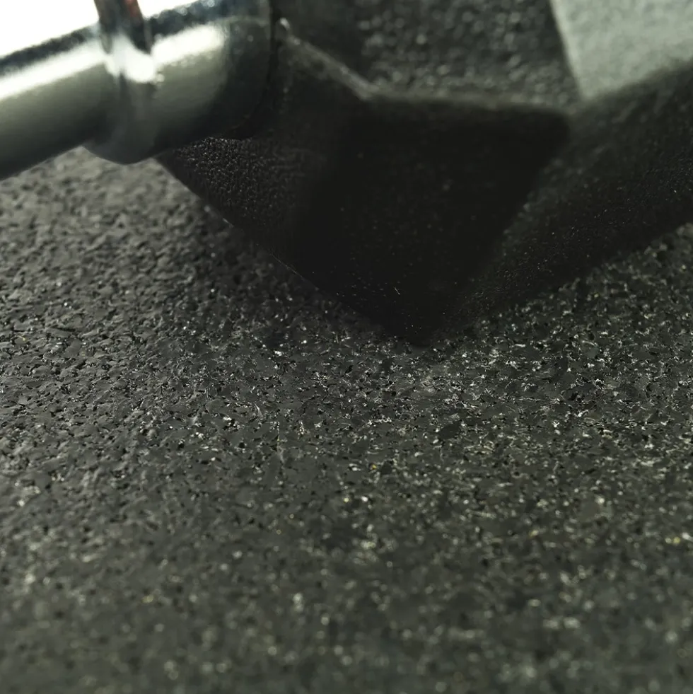 Interlocking Rubber Tile Black 8 mm x 23x23 Inch Eureka