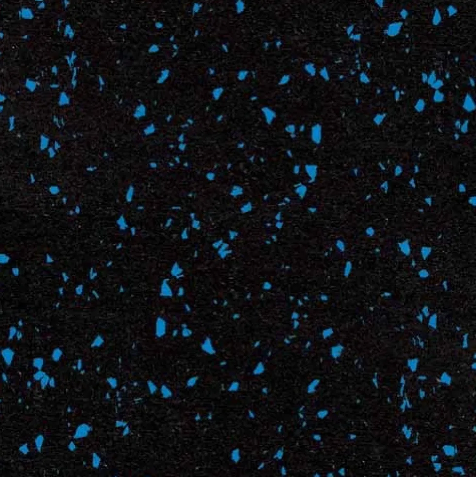 Interlocking Rubber Tile 10% Color 8mm x 23x23 Inch Eureka