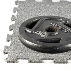 Interlocking Rubber Tile 90% Color 8 mm x 23x23 Inch Eureka