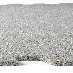 Interlocking Rubber Tile 90% Color 8 mm x 23x23 Inch Eureka