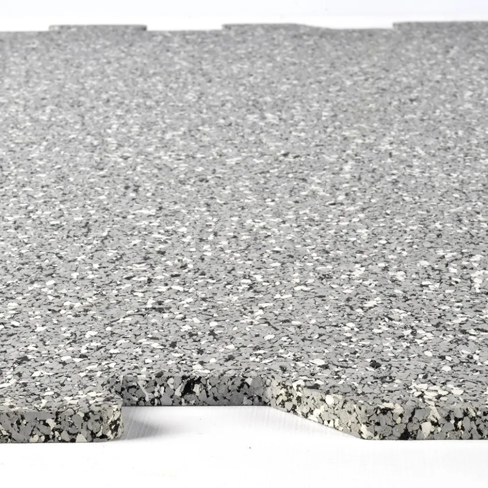 Interlocking Rubber Tile 90% Color 8 mm x 23x23 Inch Eureka