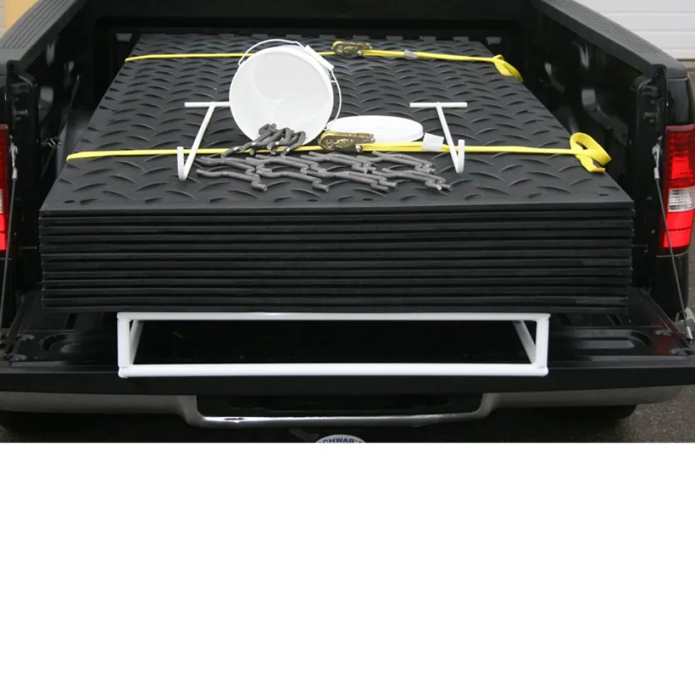 Mat-Pak Ground Protection Diamond Tread Black 1/2 Inch x 4x8 Ft.