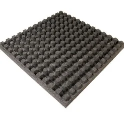 Max Playground Rubber Tile Black 2.5 inch x 2x2 Ft. with Quad Blok