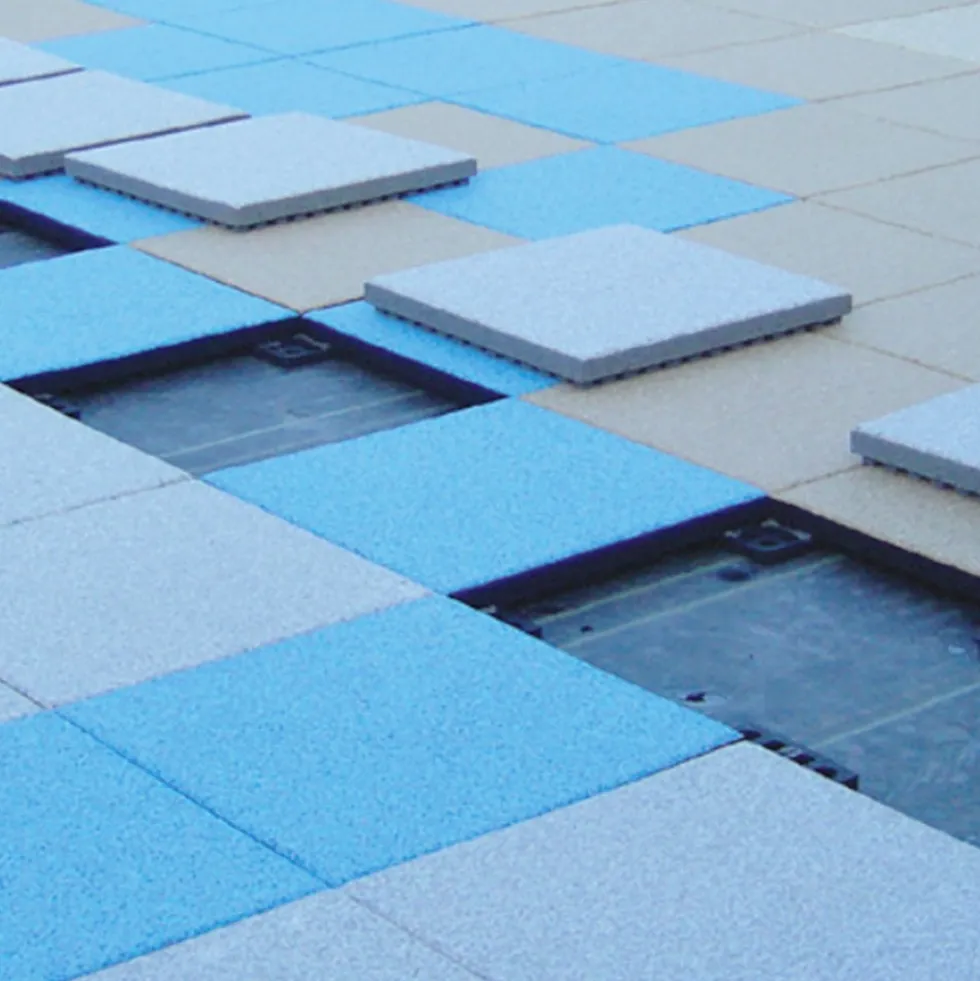 Max Playground Rubber Tile Daybright Colors 2.5 inch x 2x2 Ft. with Quad Blok