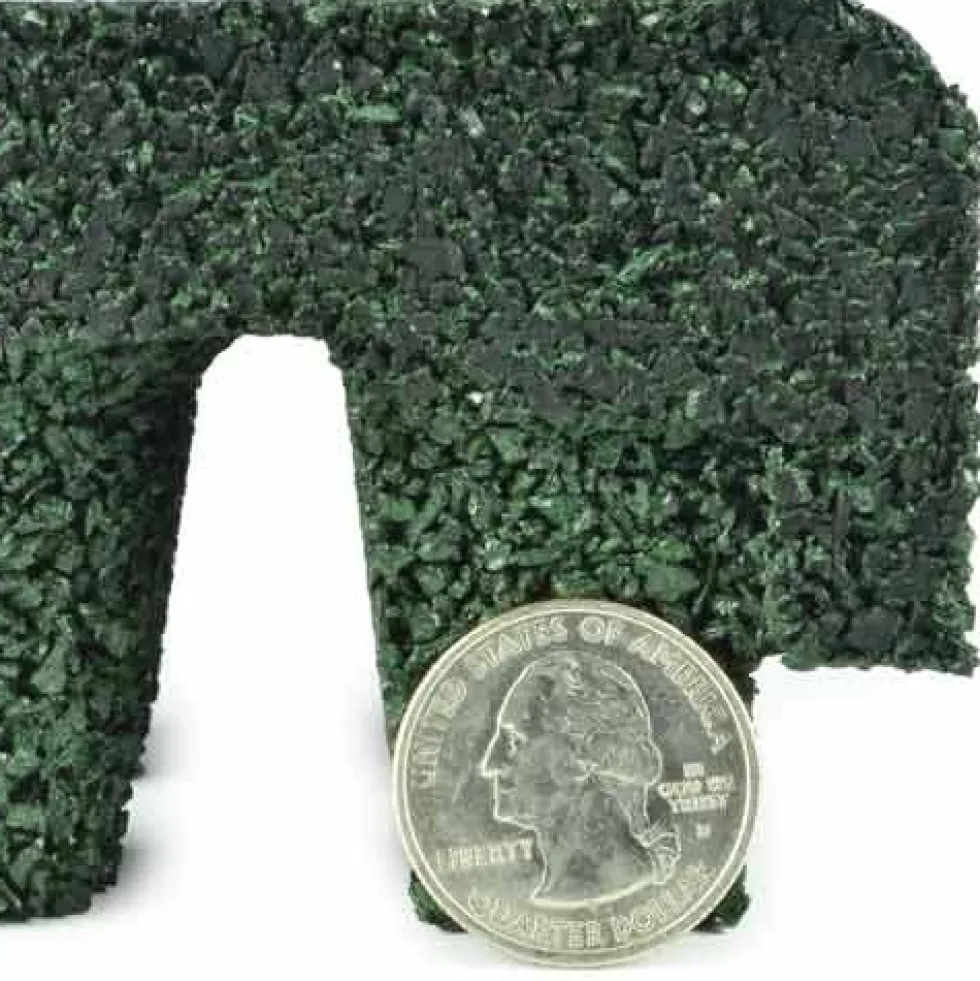 Max Playground Rubber Tile Green 2.5 inch x 2x2 Ft. with Quad Blok