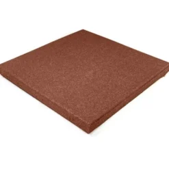 Max Playground Rubber Tile Red or Gray 2.5 inch x 2x2 Ft. with Quad Blok