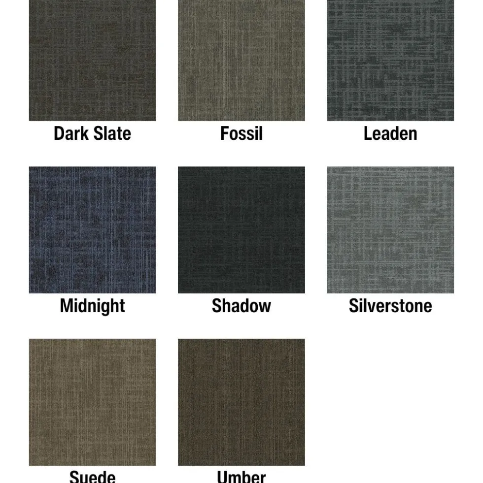 Outer Banks Commercial Carpet Tile .32 Inch x 50x50 cm per Tile