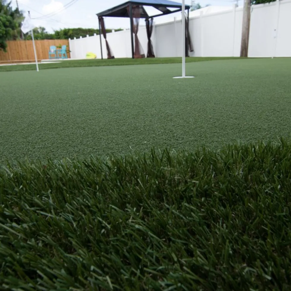 Perfect Putt Artificial Grass Turf Roll 9/16 Inch x 15 Ft. Wide Per SF