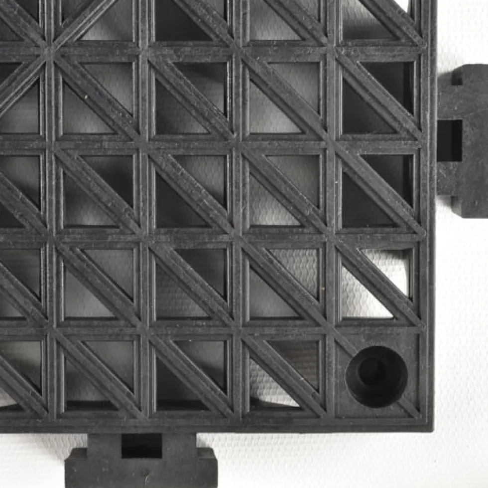 Perforated Tile - Heavy Duty - 3/4 Inch Black