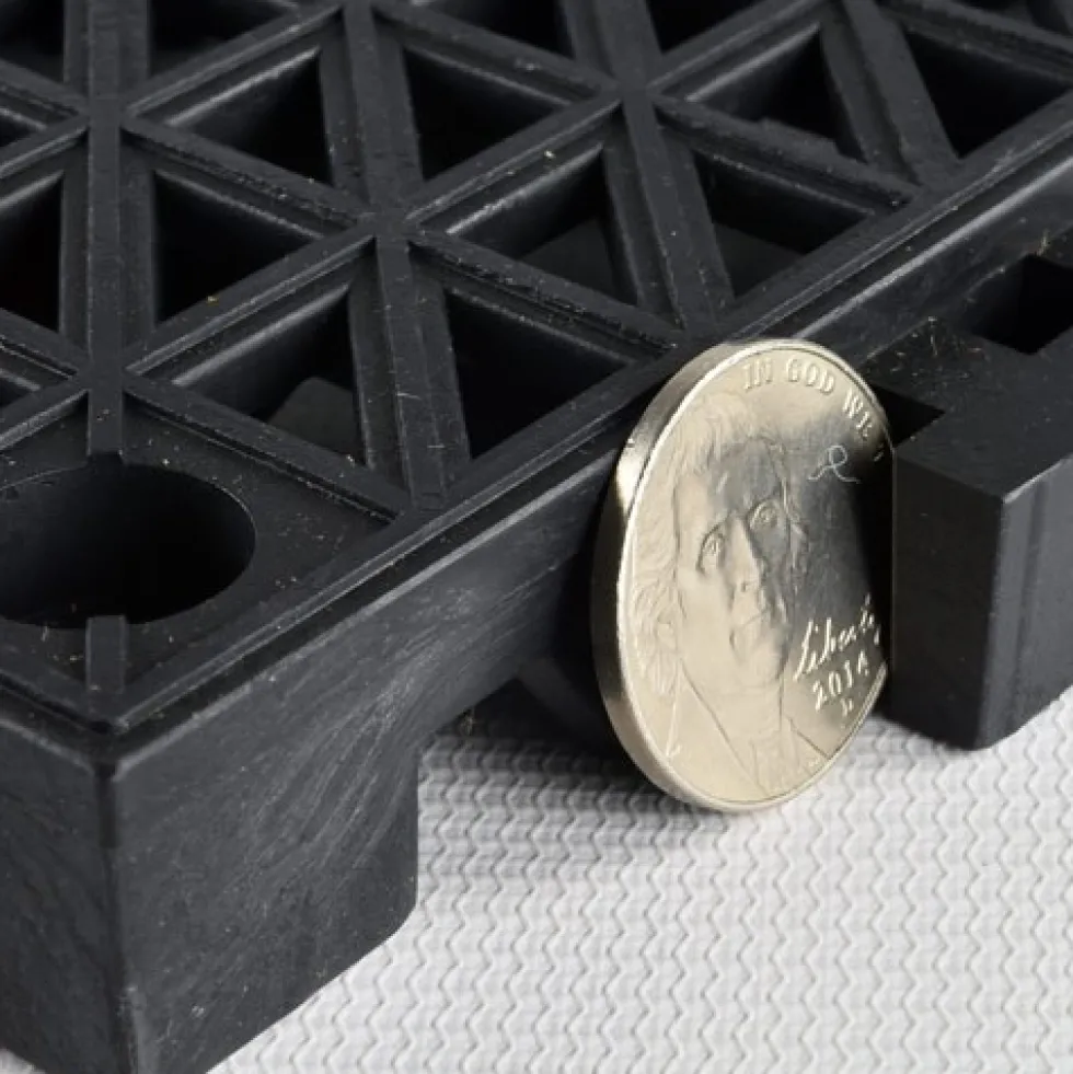 Perforated Tile - Heavy Duty - 3/4 Inch Black