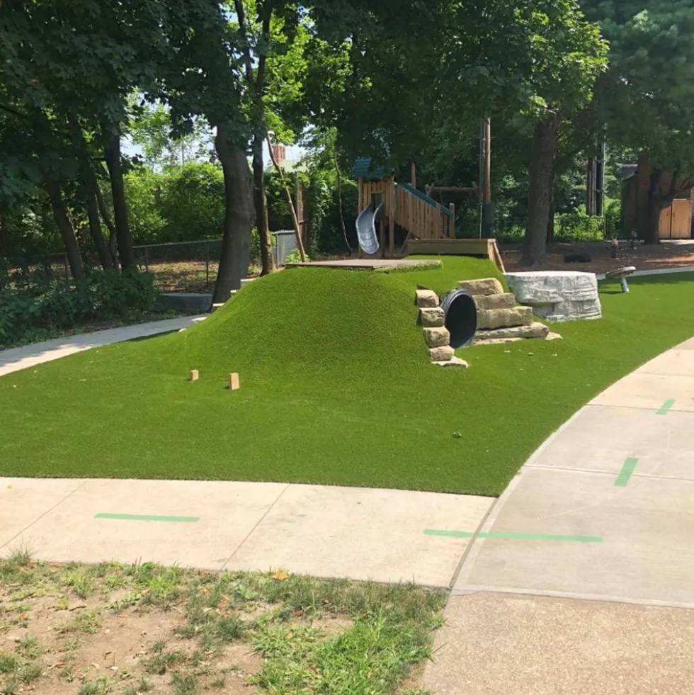 Play Time Artificial Grass Turf Roll 1-1/4 Inch x 15 Ft. Wide Per SF