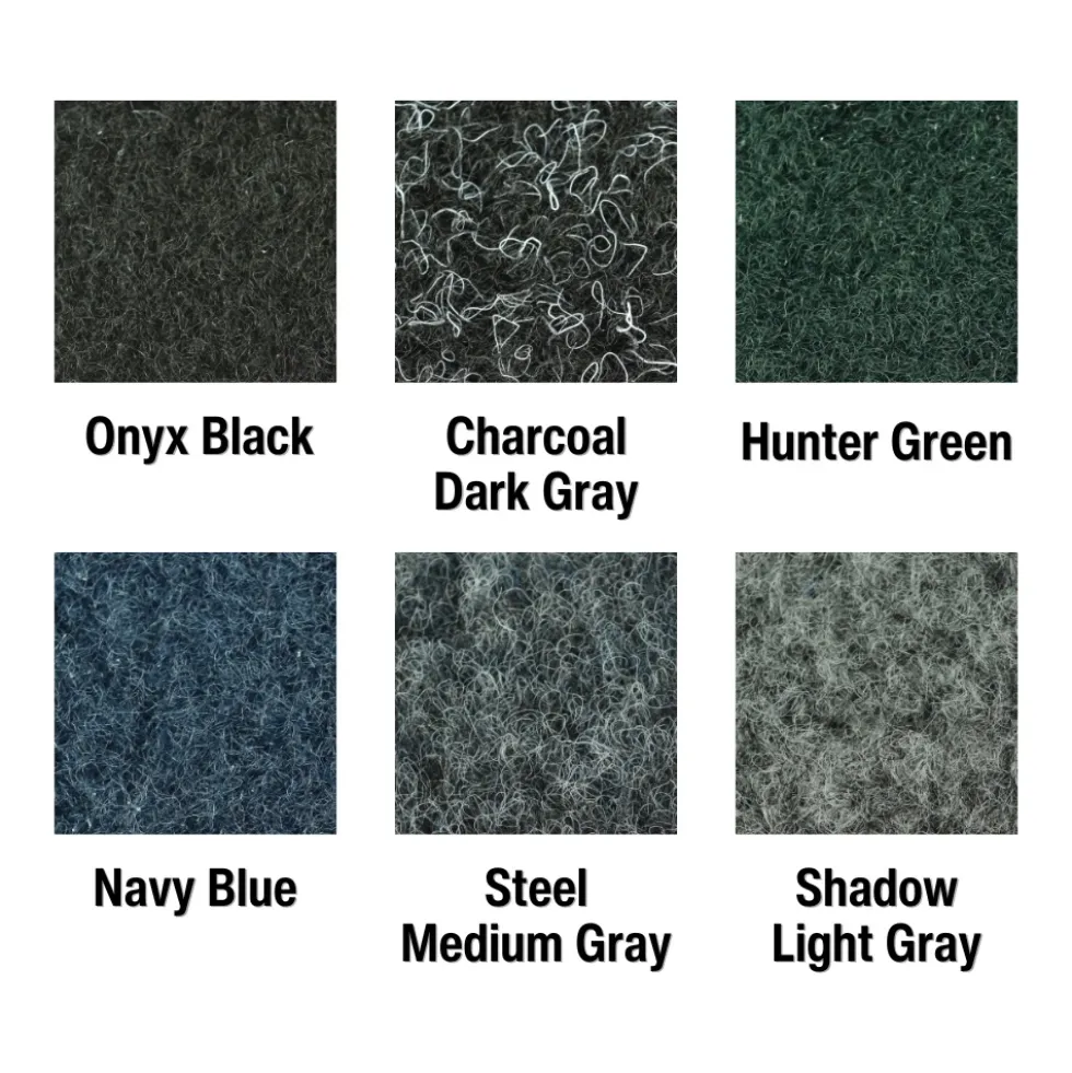 Plush Comfort Carpet Tile 5/8 Inch x 10x10 Ft. Kit Beveled Edges