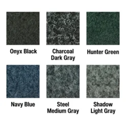 Plush Comfort Carpet Tile 5/8 Inch x 10x20 Ft. Kit Beveled Edges