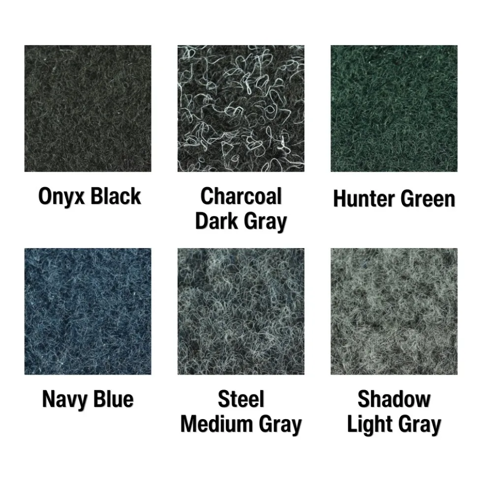 Plush Comfort Carpet Tile 5/8 Inch x 10x20 Ft. Kit Beveled Edges