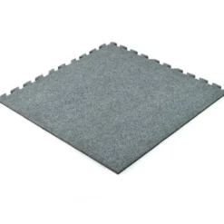 Plush Comfort Carpet Tile 5/8 Inch x 20x20 Ft. Kit Beveled Edges