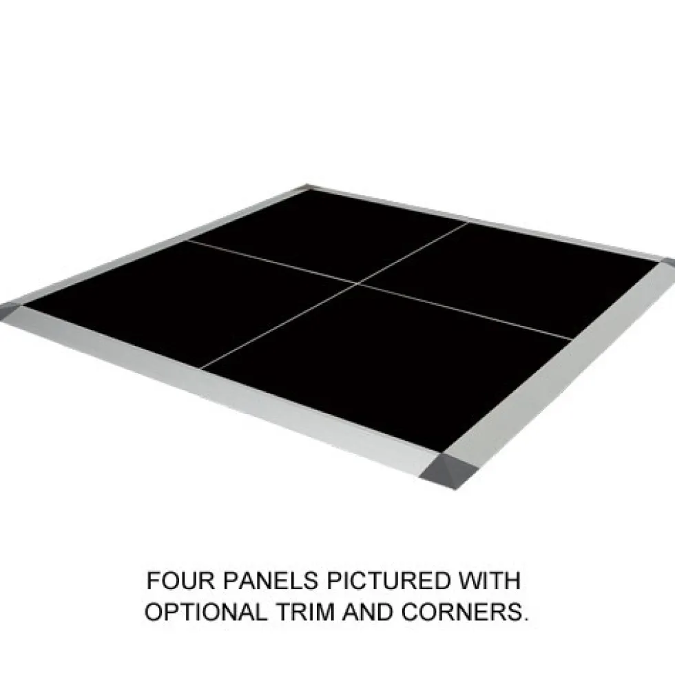 Portable Dance Floor Seamless Solid Color Cam Lock 1/2 Inch x 3x3 Ft.