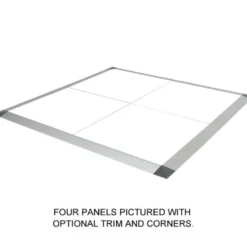 Portable Dance Floor Seamless Solid Color Cam Lock 1/2 Inch x 3x4 Ft.