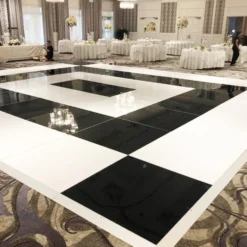 Portable Dance Floor Seamless Solid Color Cam Lock 1/2 Inch x 3x4 Ft.