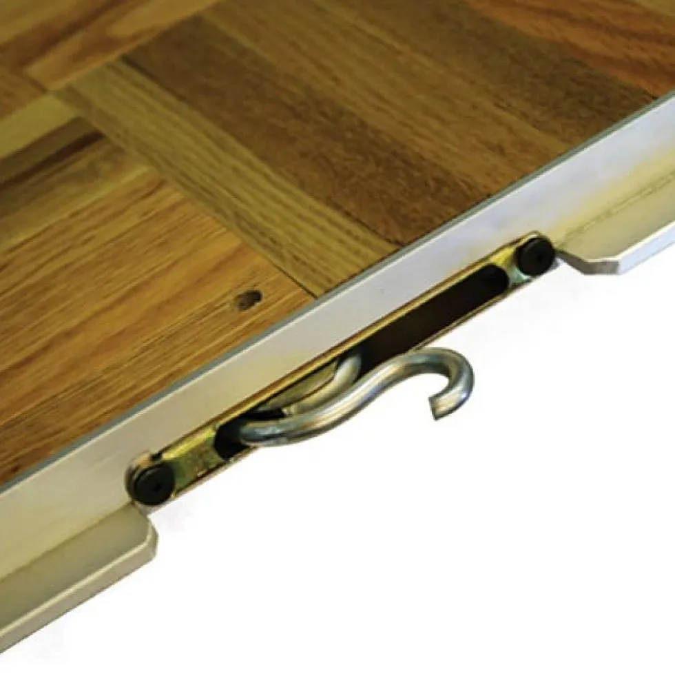 Portable Dance Floor Seamless Wood Grain Cam Lock 1/2 Inch x 3x4 Ft.