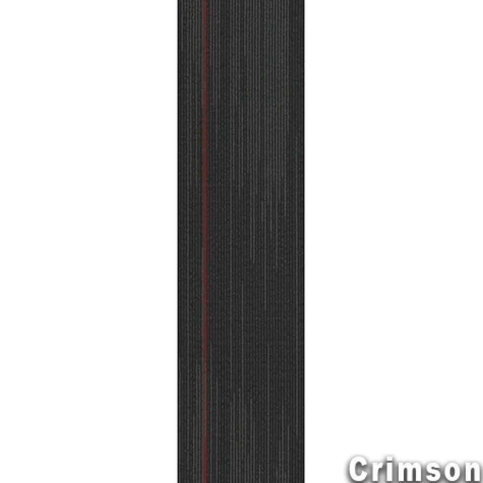 Reverb Commercial Carpet Planks 1/4 Inch x 12x48 Inches Carton of 14