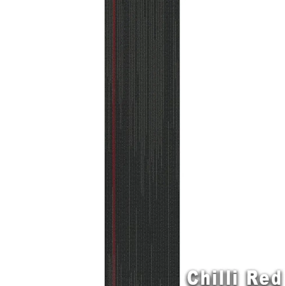 Reverb Commercial Carpet Planks 1/4 Inch x 12x48 Inches Carton of 14