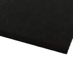 Rolled Rubber Eureka 8 mm Black 50 LF