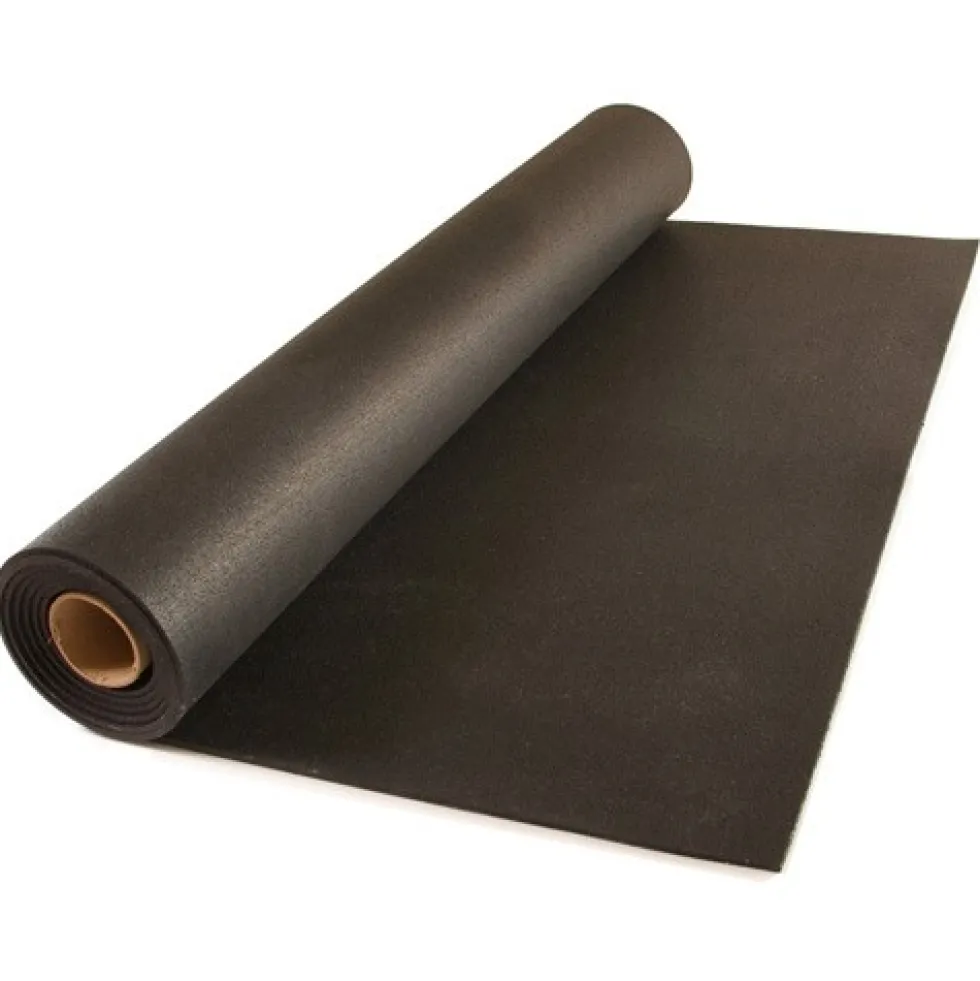 Rolled Rubber Eureka 8 mm Black Per SF