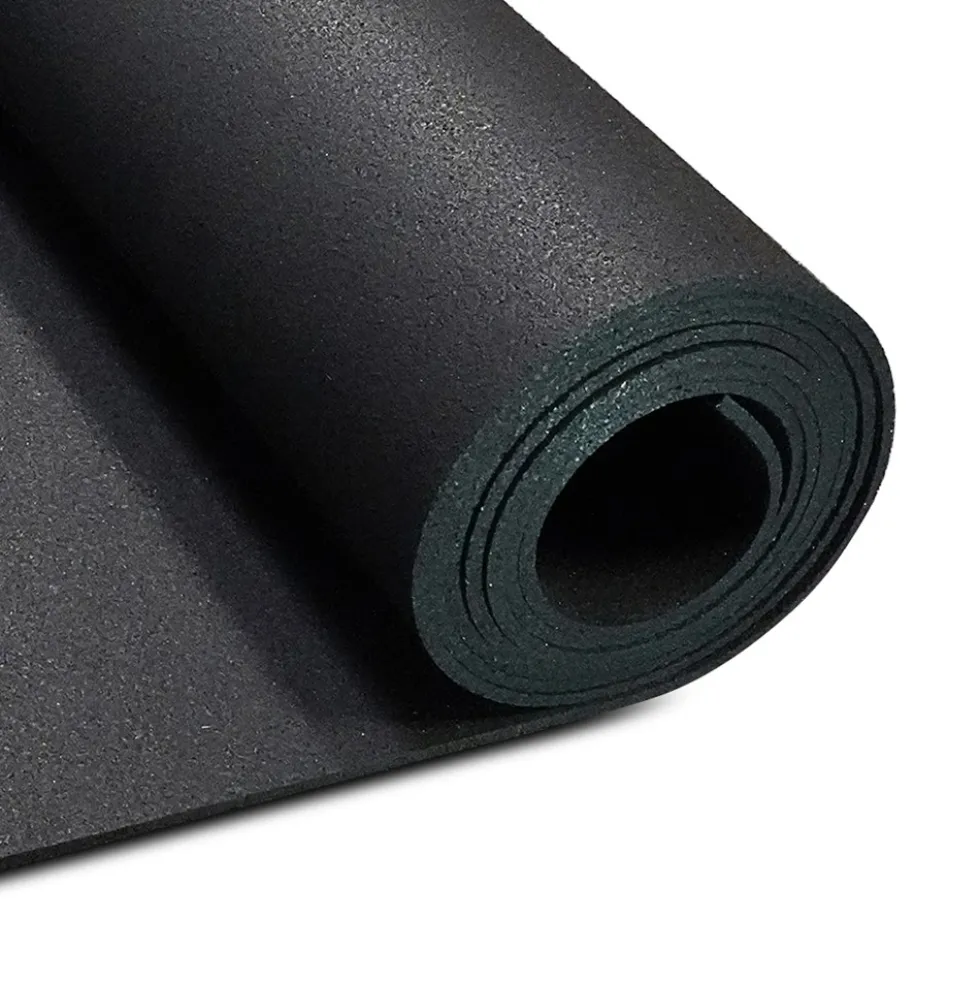 Rolled Rubber Pacific Black 1/4 Inch 10 LF