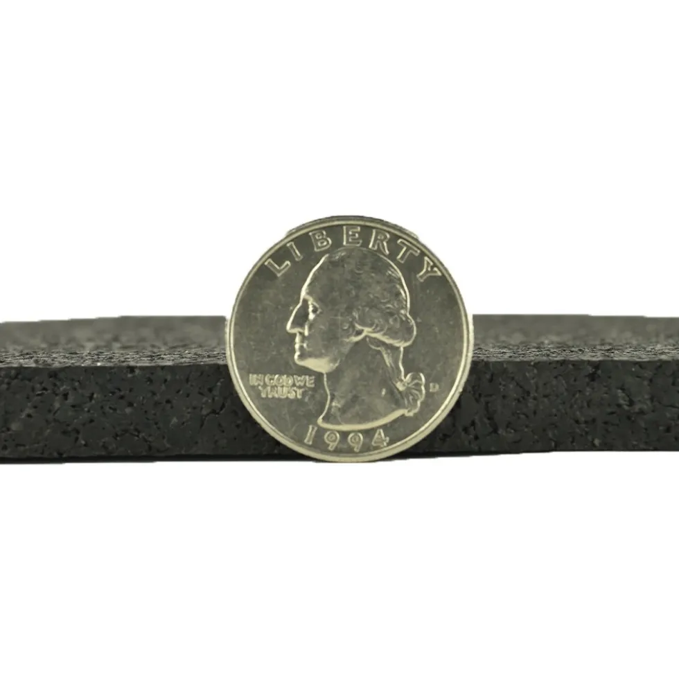 Rolled Rubber Pacific 3/8 Inch Black Per SF